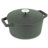 Berlinger Haus Keptuvė, apvalus puodas 4,35 L BerlingerHaus Matte Žalias BH-6544