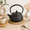 Berlinger Haus Ketaus arbatinukas 0,6 L su sieteliu, juodas | Japonų stiliaus