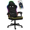 Žaidimų kėdė Huzaro Force 4.4, RGB juoda