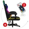Žaidimų kėdė Huzaro Force 4.4, RGB juoda