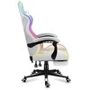 Žaidimų kėdė Huzaro Force 4.7 RGB, Baltos spalvos