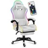 Žaidimų kėdė Huzaro Force 4.7 RGB, Baltos spalvos