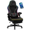 Žaidimų kėdė „Huzaro Force 4.6 Juodas Mesh RGB Smart“