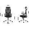 Biuro kėdė „Mark Adler Manager 3.3 Juodas“, ergonominė kėdė, juoda