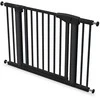 Laiptų ir praėjimų apsauga varteliai „Tulano Guardian 3.0 Juodas“, reguliuojami 75-110 cm, juodos spalvos