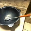 Kapgir Kiaurasamtis uzbekiškam kazanui 45 cm su medine rankena