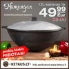 Kapgir Kiaurasamtis uzbekiškam kazanui 46 cm su medine rankena