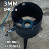 Kazan Mangal Krosnelė dujinė kazanui 12-16L / skersmuo 40cm / plienas 3mm