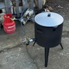 Kazan Mangal Krosnelė dujinė kazanui 16-22L / skersmuo 45cm / plienas 3mm