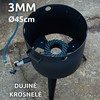 Kazan Mangal Krosnelė dujinė kazanui 16-22L / skersmuo 45cm / plienas 3mm