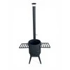 Kazan Mangal Krosnelė kazanui 8-12L / skersmuo 36cm / plienas 3mm / su lentynomis