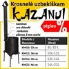 Kazan Mangal Krosnelė kazanui 8-12L / skersmuo 36cm / plienas 3mm / su lentynomis