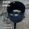 Kazan Mangal Krosnelė kazanui 12-16L / skersmuo 40cm / plienas 3mm (be degiklio)