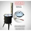 Kazan Mangal Krosnelė kazanui / 12l Kazanas / Kiaurasamtis