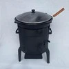 Kazan Mangal Krosnelė kazanui 8-12L, plienas 3mm, D360mm / KMB12