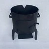 Kazan Mangal Krosnelė kazanui, plienas 3mm, kazanas 10l, kiaurasamtis