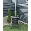 Kazan Mangal Krosnelė su lentynomis 22L kazanui / skersmuo 50cm / plienas 3mm