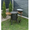 Kazan Mangal Krosnelė su lentynomis 22L kazanui / skersmuo 50cm / plienas 3mm