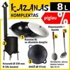 Namangan Krosnelės 8-10L Komplektas: Kazanas 8L - Sadž Ø37cm - Samtis - Kiaurasamtis