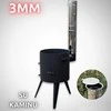 Krosnelė Kazan Mangal 16-22L kazanui / skersmuo 44cm / plienas 3mm