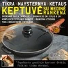 Maysternya Ketaus keptuvė 28*6 сm (medinė rankena, stiklinis dangtis) T306C3