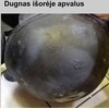 Namangan Komplektas: Uzbekiškas išdegintas kazanas 12L apvalus dugnas + Krosnelė kazanui + Kiaurasamtis
