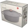 Berlinger Haus Ovalus emaliuotas ketaus troškintuvas BerlingerHaus 4,65L | Taupe Collection BH-6541