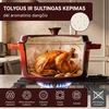 Sahara Ketaus puodas 4.7L, raudonas, su dangčiu, emaliuotas