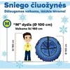 SnowTube Pripučiama sniego čiuožynė Ø100 cm «SMILE»