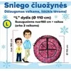 SnowTube Pripučiama sniego čiuožynė Ø100 cm «SMILE»
