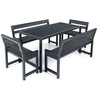 Sodo baldų komplektas Garden Comfort 4 Juodas