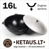 Užbekiškas kazanas 16 L (Namangan) apvalus dugnas