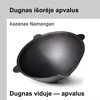 Uzbekiškas poliruotas kazanas 6L (Namangan) | apvalus dugnas