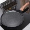 Vilde Blynų keptuvė granitinė neprideganti Juodas&amp;WOOD 26 cm