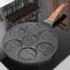 Vilde Keptuvė kiaušiniams granitinė neprideganti Juodas&amp;WOOD 26 cm