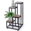 Vilde 4 pakopų metalinis gėlių stovas 69 cm