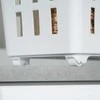 Vilde Sandėliavimo konteineris ant ratukų baltas siauras 13 l