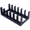 Storage Solutions Vilde Juoda dangčio ir lėkščių stovas 28x15x9 cm