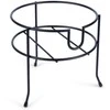 Vilde stiklainio stovas su metaliniu čiaupu, juodas, 20 cm