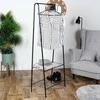 Vilde Stovinti drabužių pakaba metalinė juoda 153 cm