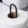 Vilde Tualetinio popieriaus stovas metalinis juoda 60 cm