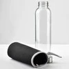 Orion Vilde Vandens butelis stiklinė su uždangalas juoda 490 ml