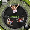 15 pėdų / 465 cm sodo batutas su vidiniu tinklu ir kopėčiomis „Neo-Sport“
