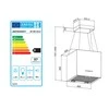 Salos tipo virtuvės gartraukis 40 cm Berdsen 40E + 2 filtrai