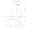 Berdsen BT-215 60 cm kamino formos gartraukis, juodas