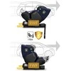 „Nukido Aero Line“ automobilinė kėdutė, juoda/tamsiai mėlyna, 0-36 kg, ISOFIX