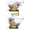 Nukido Aero Line automobilinė kėdutė, smėlio spalvos, 0-36 kg, ISOFIX