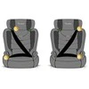 Automobilinė kėdutė Nukido Louis juoda ir pilka 15-36 kg ISOFIX