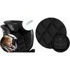 Automobilinė kėdutė Nukido Louis Soft juoda 15-36 kg ISOFIX