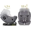 „Nukido Prestige Line“ automobilinė kėdutė, pilka, 0-36 kg, ISOFIX